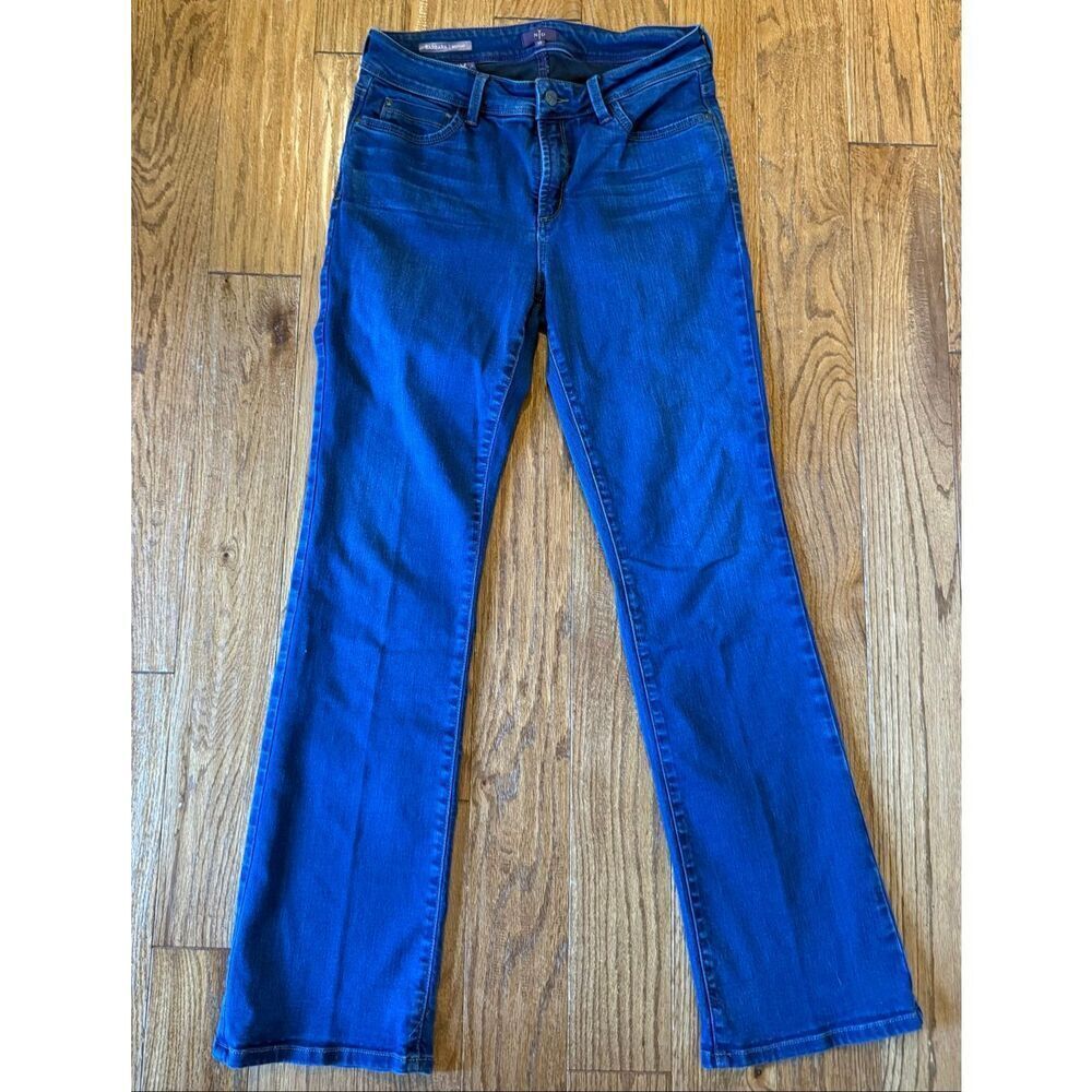 Nydj Barbara bootcut dark wash jean size 10 - Picture 3 of 8
